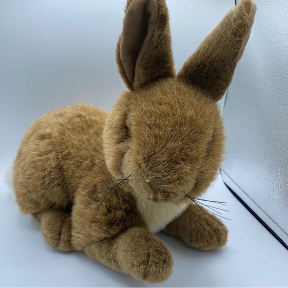 The Heritage Collection Plush Rabbit Bunny Realistic 12” Stuffed Animal - Picture 1 of 10